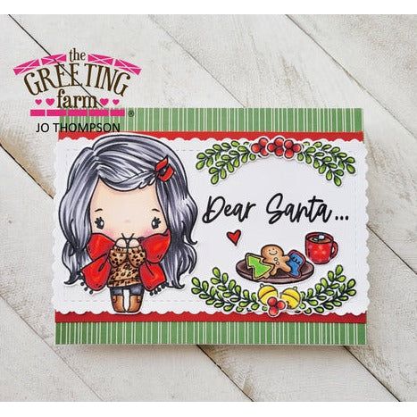 The Greeting Farm Holiday Anya 11 Clear Stamps Dear Santa | color-code:ALT03