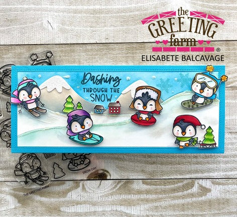 The Greeting Farm Snow Day Clear Stamps Dashing | color-code:ALT02