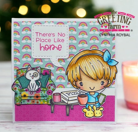 The Greeting Farm Homebody Anya Clear Stamps No Place Like Home | color-code:ALT02