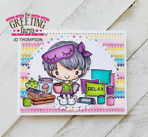 The Greeting Farm Homebody Anya Clear Stamps Relax | color-code:ALT03