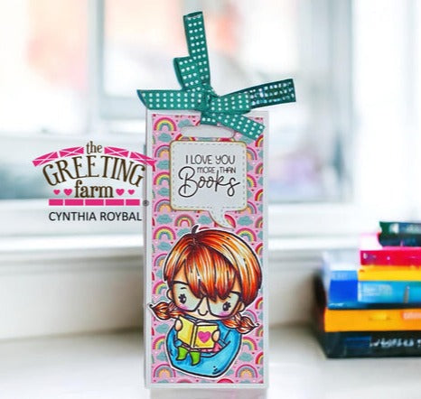 The Greeting Farm Bookworm Anya Clear Stamps Love You More | color-code:ALT01
