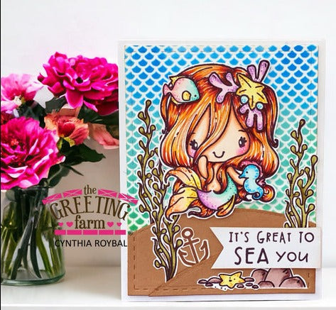 The Greeting Farm Mermaid Anya 2 Clear Stamps Sea You | color-code:ALT01