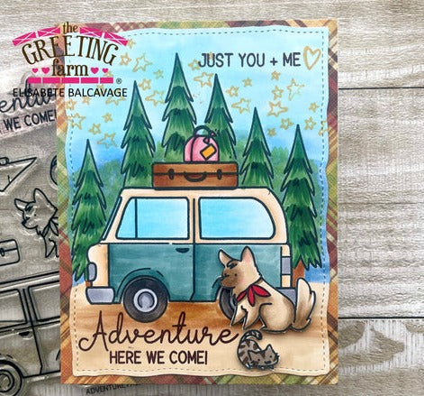 The Greeting Farm Adventure Pals Clear Stamps Here we Come  | color-code:ALT02