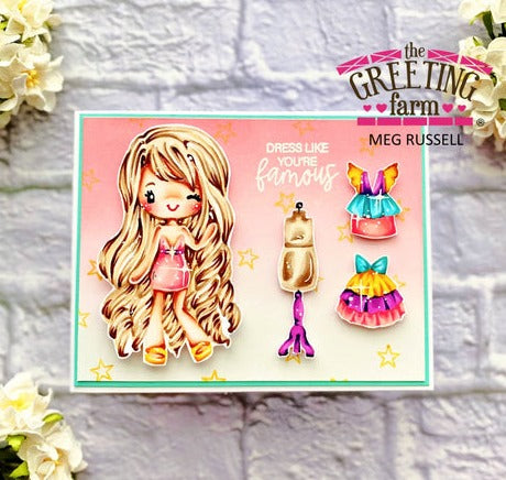 The Greeting Farm Miss Anya Style Clear Stamps Famous | color-code:ALT03