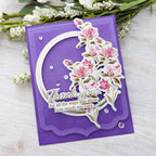 Pinkfresh Studio Artsy Floral Dies 240824 Thank You Card | color-code:ALT03