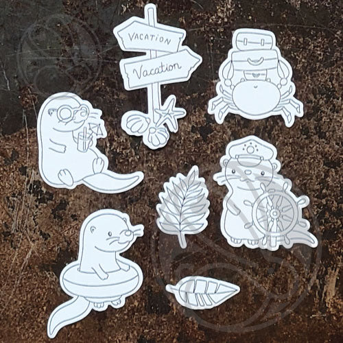 The Rabbit Hole Designs Otter Play Dies TRH-202D cuts