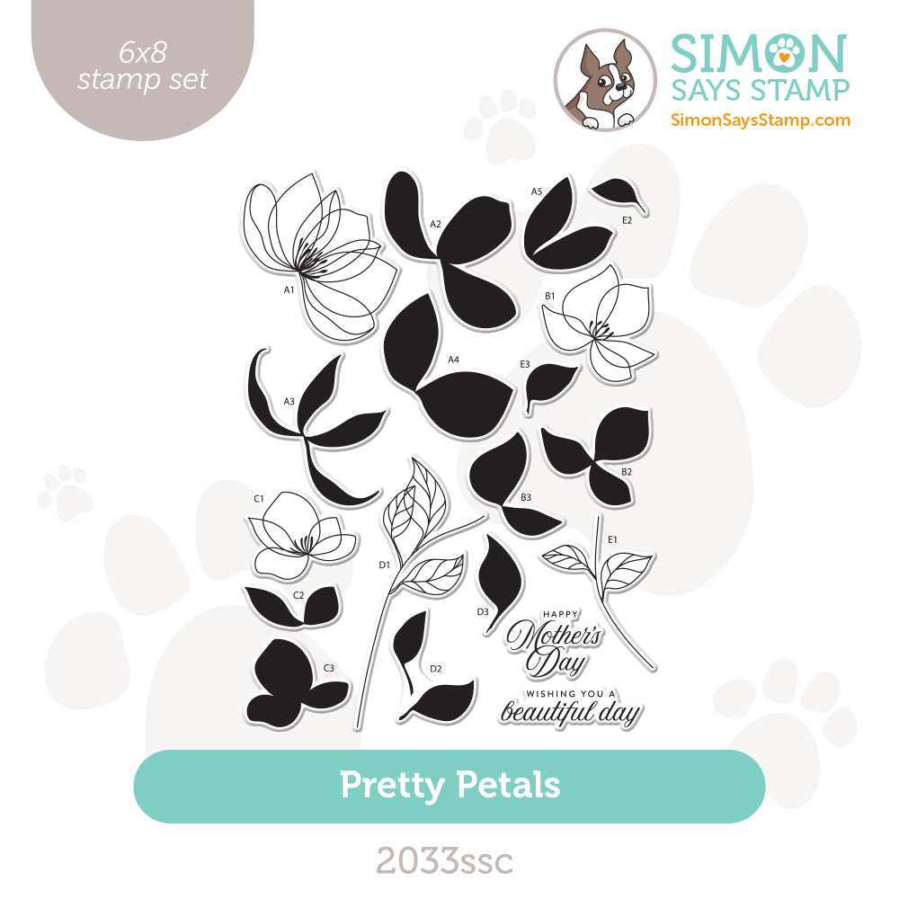 Simon Says Clear Stamps Pretty Petals 2033ssc Be Bold