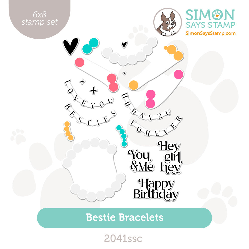 Simon Says Clear Stamps Bestie Bracelets 2041ssc Be Bold