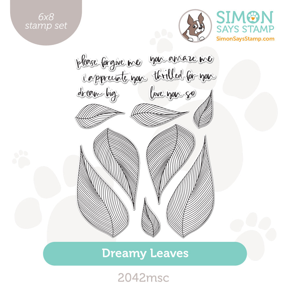 Simon Says Clear Stamps Dreamy Leaves 2042msc Be Bold