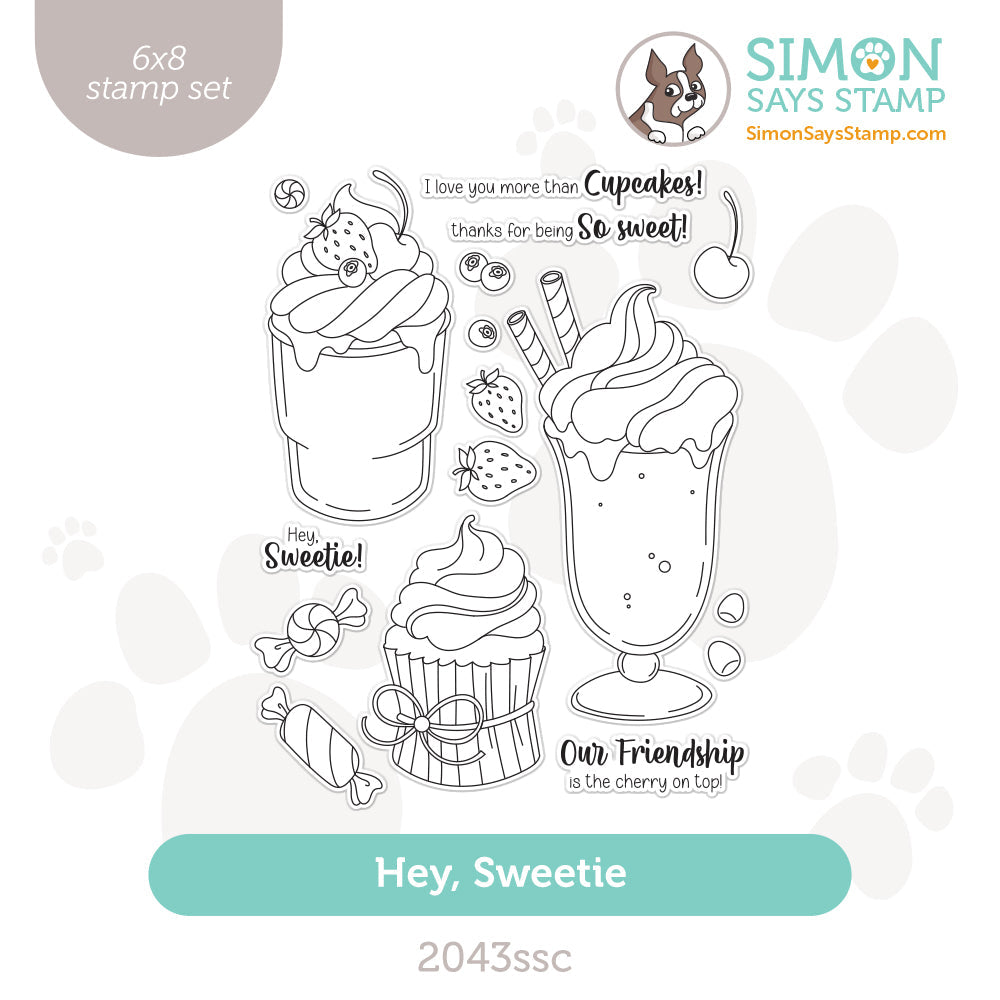 Simon Says Clear Stamps Hey Sweetie 2043ssc Be Bold