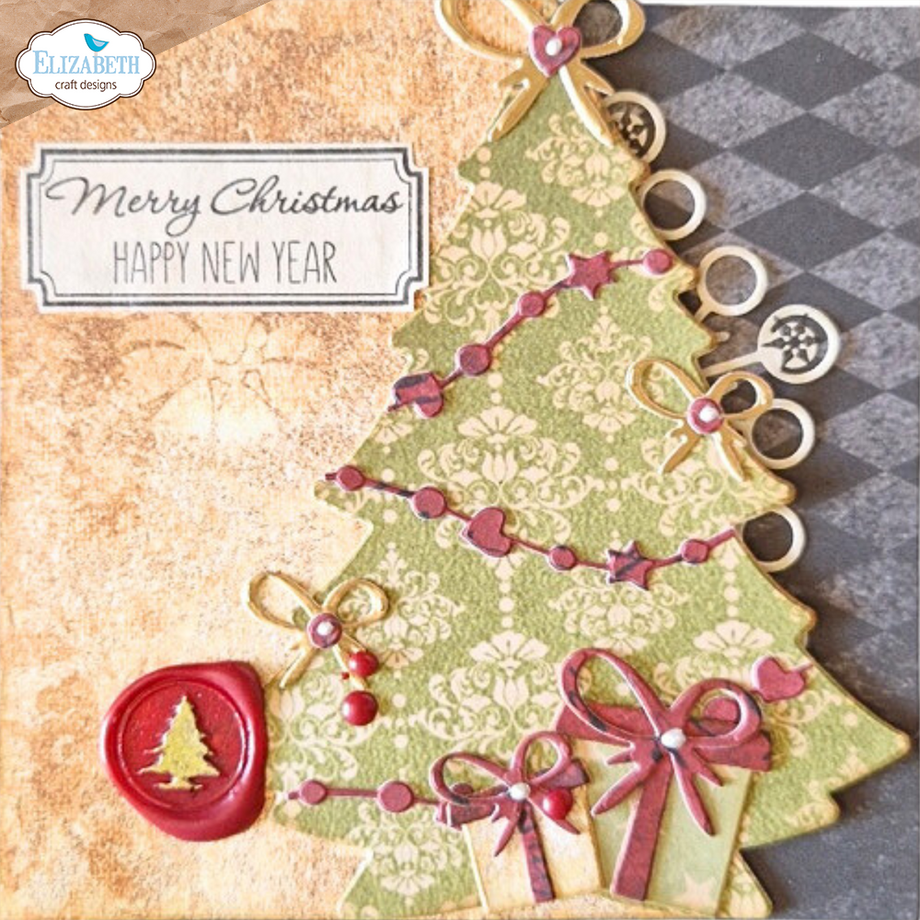 Silver Stockings, Ornaments & Wreath, 3D Christmas scrapbook