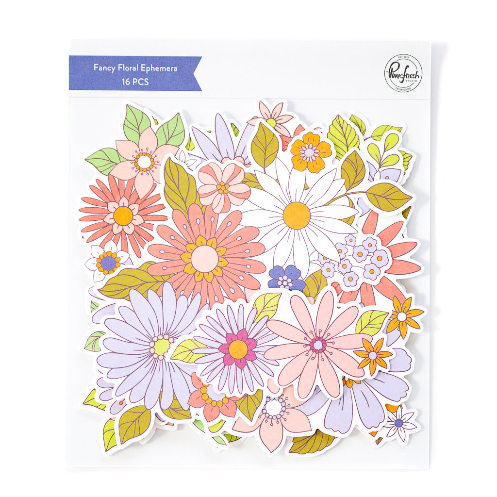 PinkFresh Studio Fancy Floral Ephemera 205923