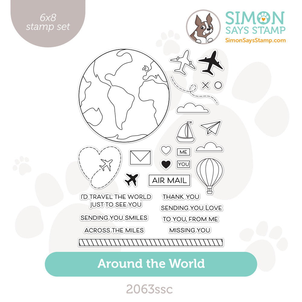 Simon Says Clear Stamps Around the World 2063ssc Sunny Vibes