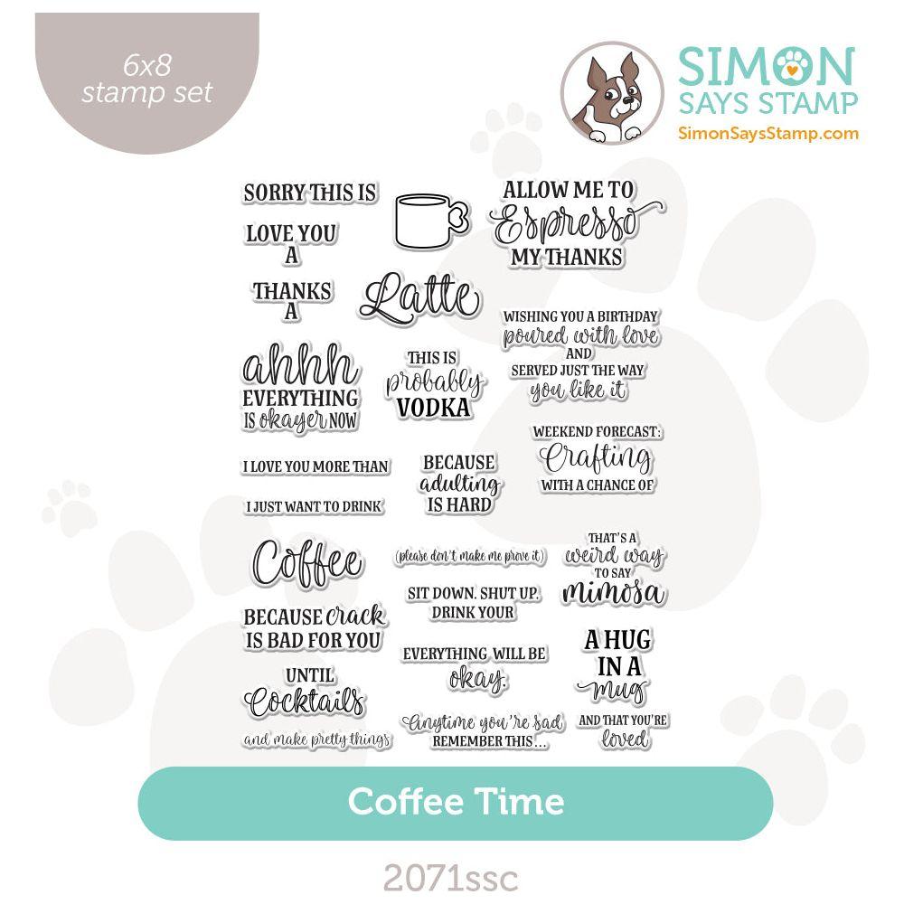 Simon Says Clear Stamps Coffee Time 2071ssc Stamptember