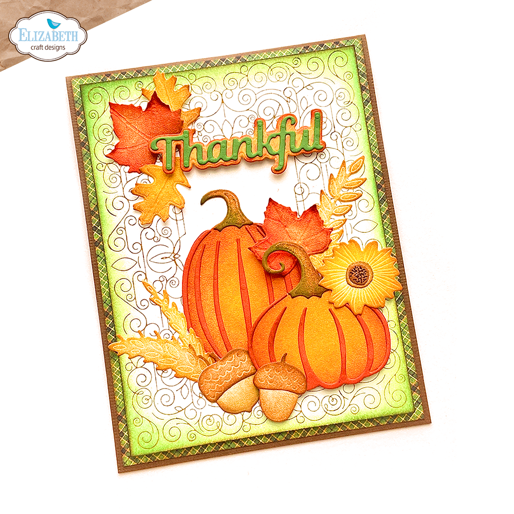 Elizabeth Craft Designs Everyday Words 2 Dies 2078 thankful