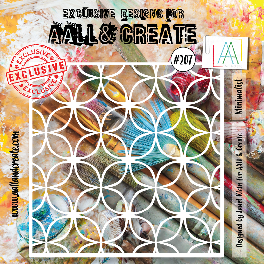 AALL & Create Minimalist 6x6 Stencil 207