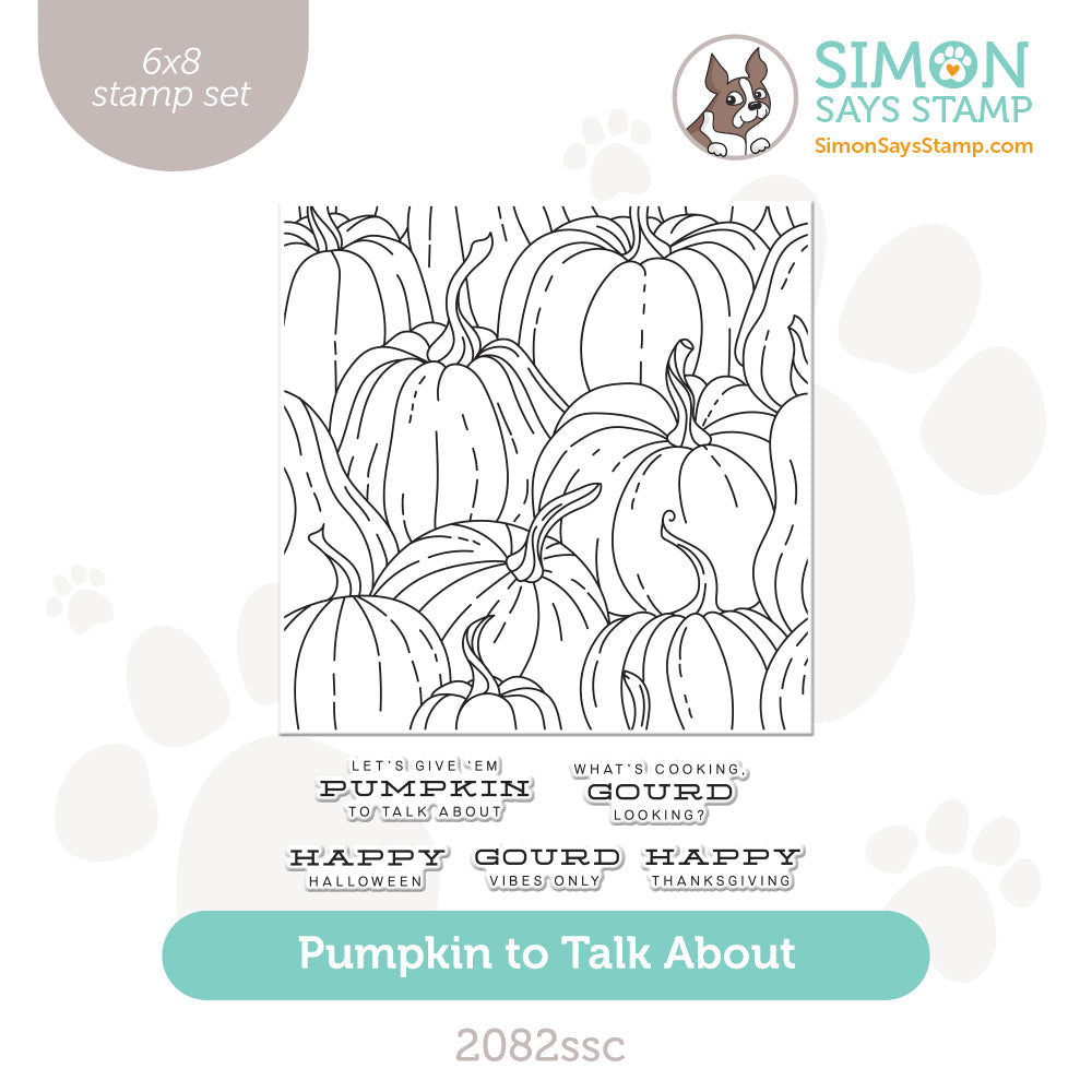 Simon Says Clear Stamps Pumpkin to Talk About 2082ssc Stamptember