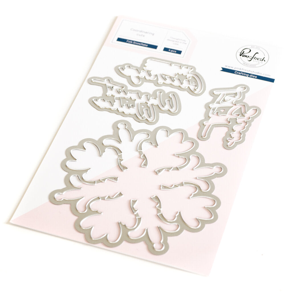 Pinkfresh Studio Folk Snowflake Dies 209023