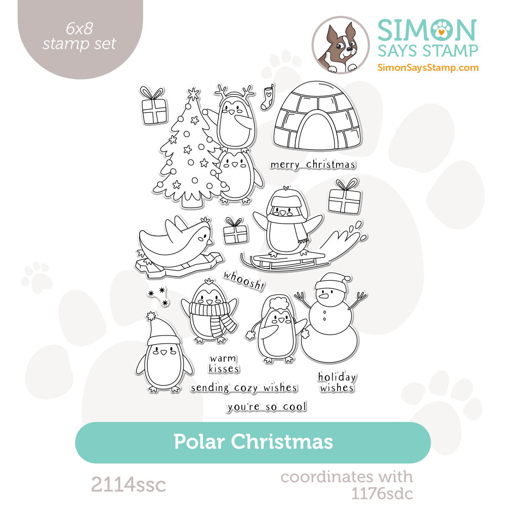 Simon Says Clear Stamps Polar Christmas 2114ssc Sweet Wishes