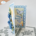 Elizabeth Craft Designs Elegant Decorative Frame Dies 2120 happy birthday