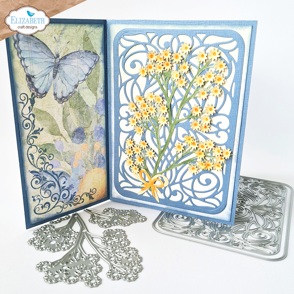 Elizabeth Craft Designs Elegant Decorative Frame Dies 2120 flowers
