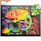 Elizabeth Craft Designs Sunshine Background Dies 2131 chameleon