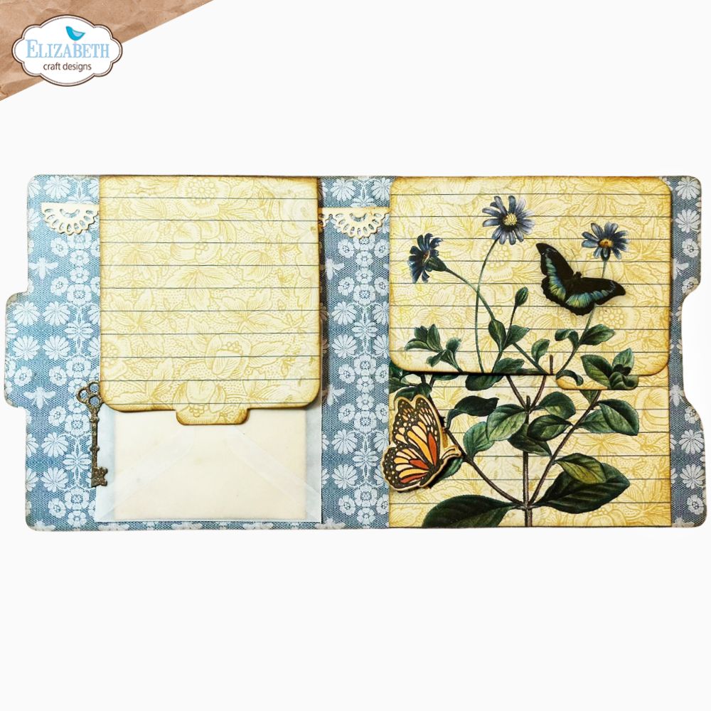 Elizabeth Craft Designs Layered Butterfly Dies 2134 notebook