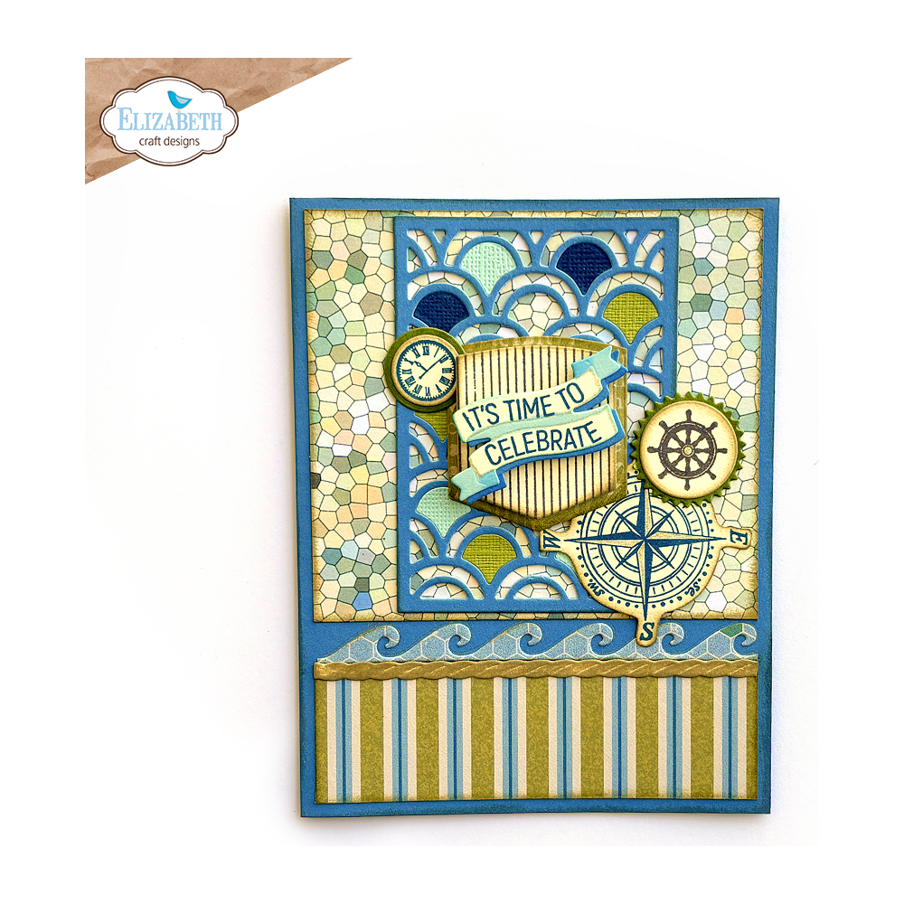 Elizabeth Craft Designs Circles, Banners & Ribbons Dies 2138 tiles