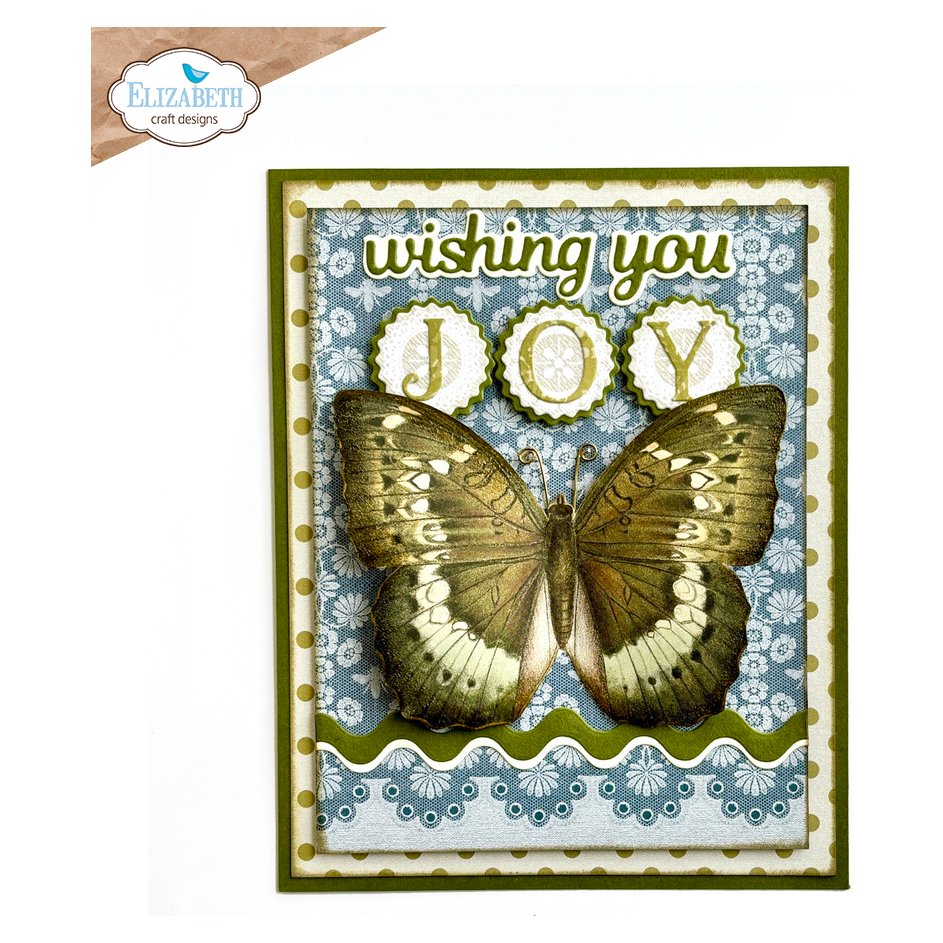 Elizabeth Craft Designs Circles, Banners & Ribbons Dies 2138*