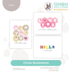 Simon Says Clear Stamps Circle Sentiments 2143msc To Love