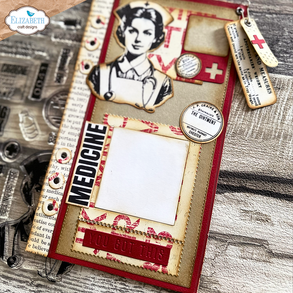 Elizabeth Craft Designs Pocket Page Fillers and Florence Stamp and Die Bundle