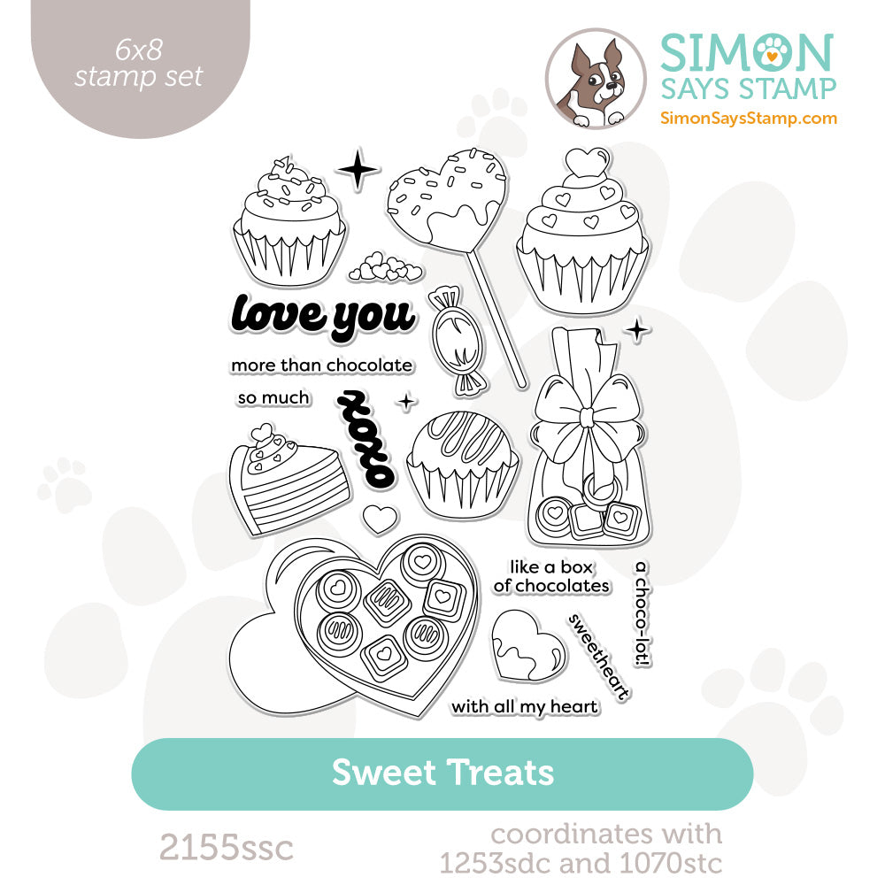 Simon Says Clear Stamps Sweet Treats 2155ssc To Be Loved