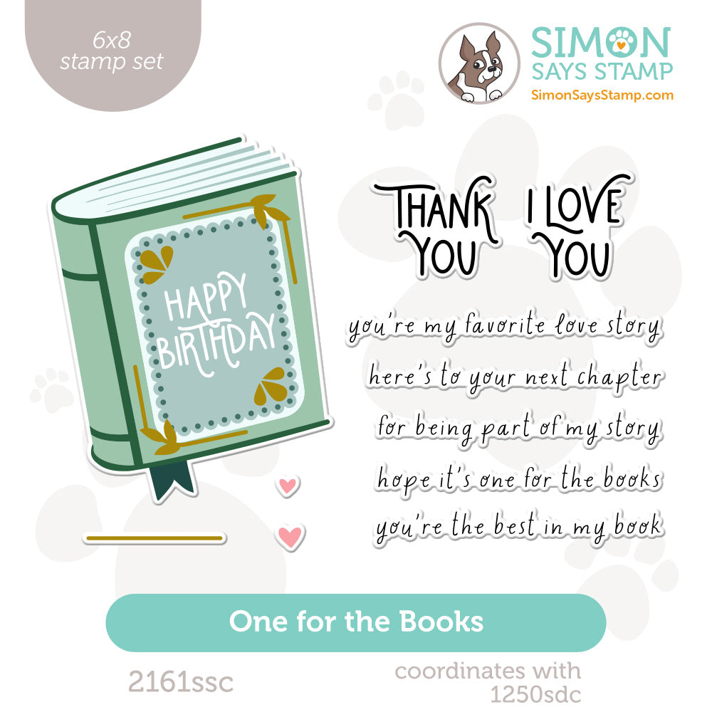 Simon Says Stamp One For The Books Clear Stamp Set Simon Says Stamp One For The Books Clear Stamp Set