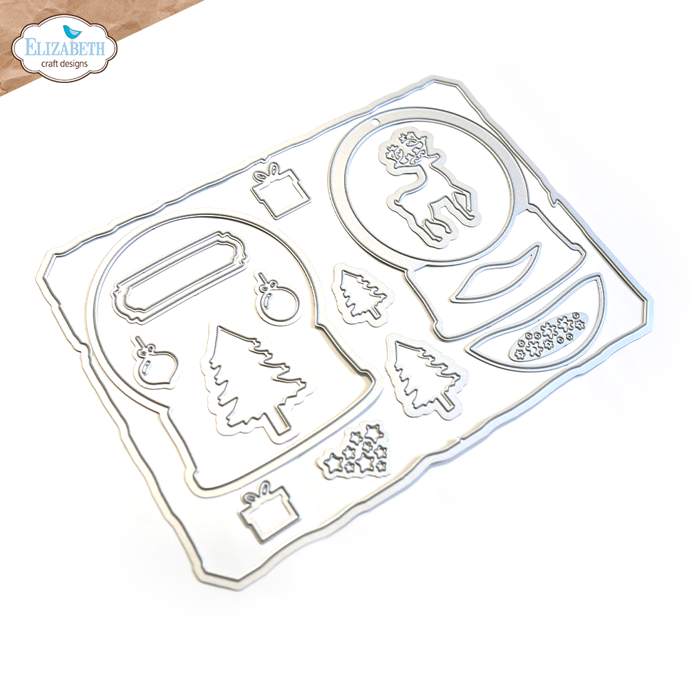 Elizabeth Craft Designs Snow Globe Fun Dies 2167