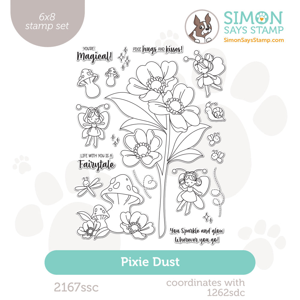 Simon Says Clear Stamps Pixie Dust 2167ssc To Be Loved
