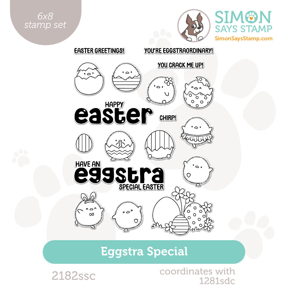 Simon Says Stamp Eggstra Special Clear Stamp Set Simon Says Stamp Eggstra Special Clear Stamp Set