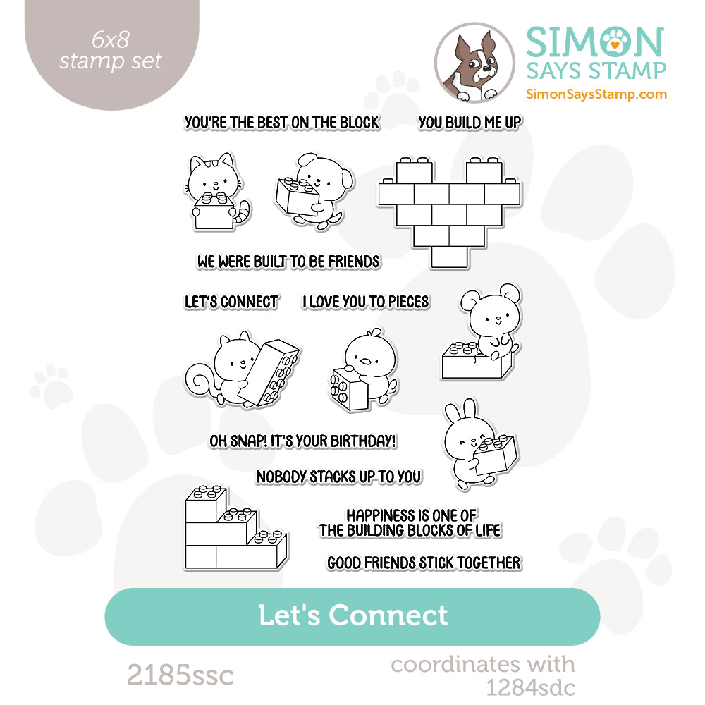 Simon Says Clear Stamps Let's Connect 2185ssc In My Heart