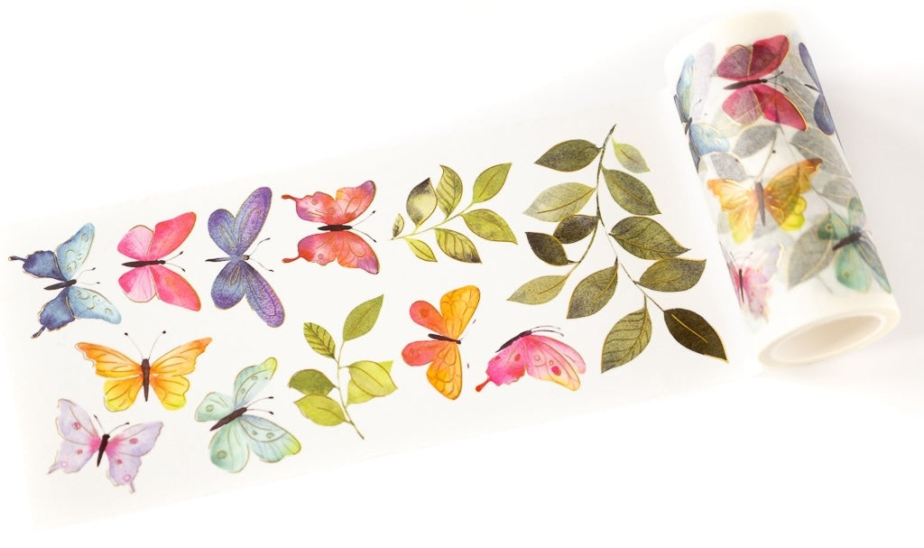 Pinkfresh Studio Fluttering Butterflies Bundle washi tape roll