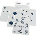 Pinkfresh Studio Berries And Blossoms Bundle Layering Stencils