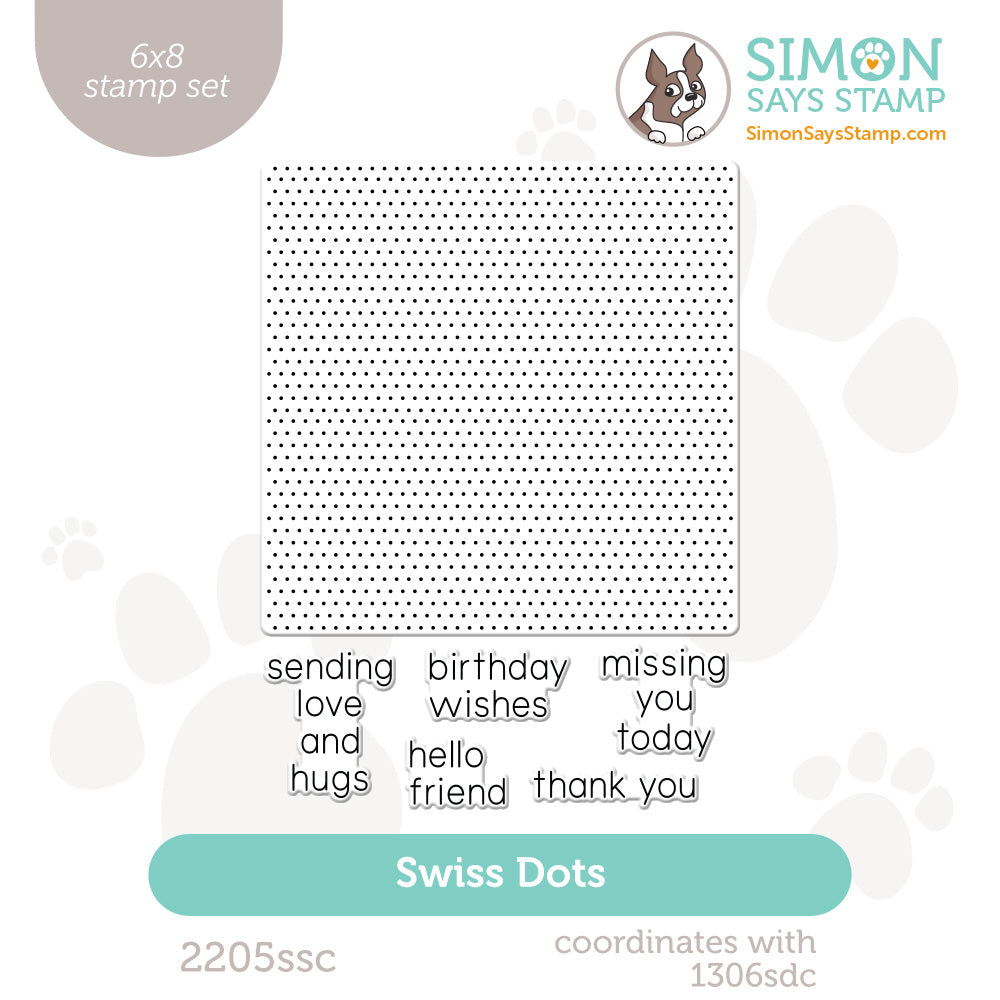 Simon Says Clear Stamps Swiss Dots 2205ssc Moments in Time