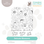 Simon Says Clear Stamps Delicate Blossoms 2230ssc Happy Camper