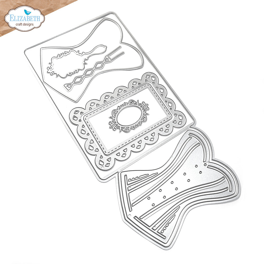 Elizabeth Craft Designs Laced Up XL Dies 2240