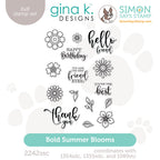 Simon Says Clear Stamps Bold Summer Blooms 2242ssc