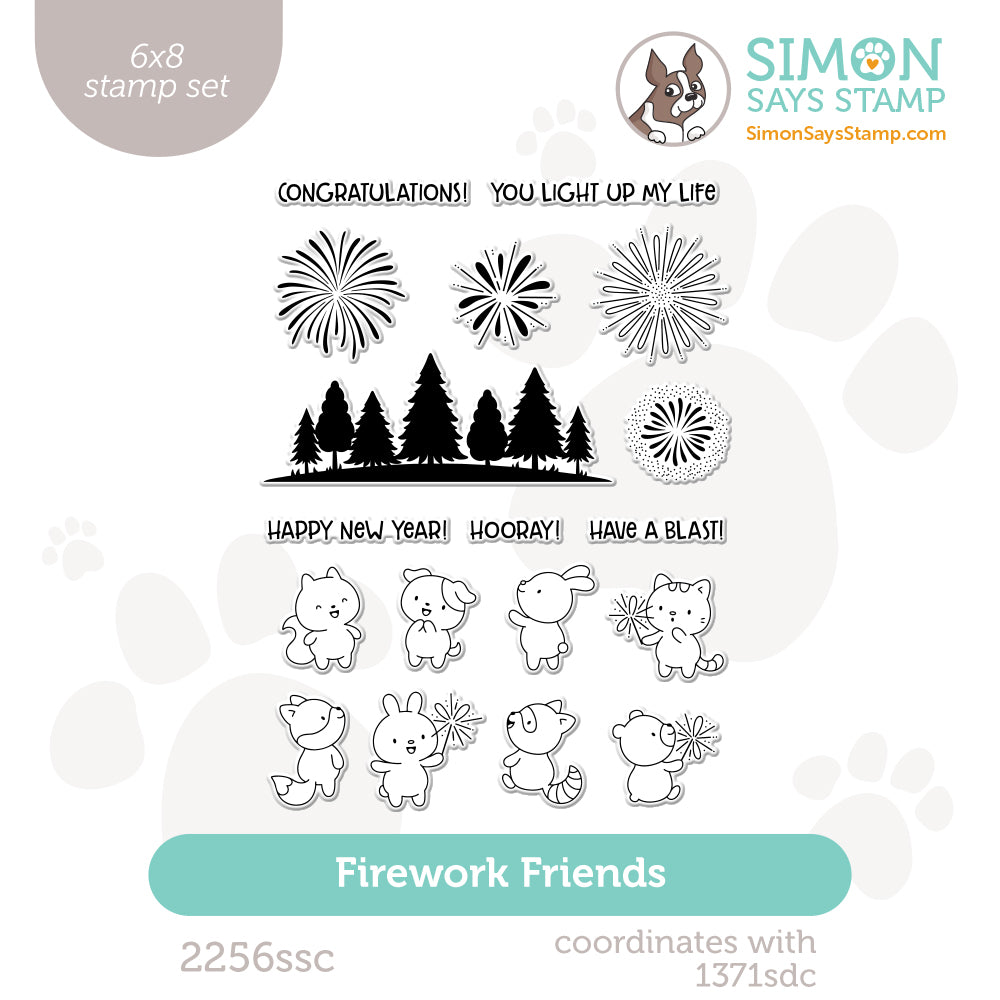 Simon Says Clear Stamps Firework Friends 2256ssc Friend Like You