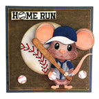 Elizabeth Craft Designs Mouse Sports Accessories Stamps and Dies Bundle