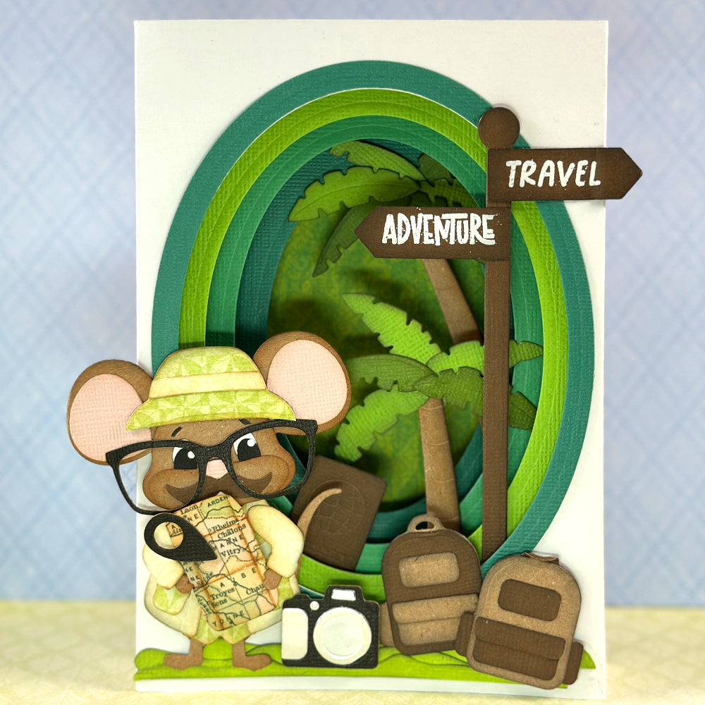 Elizabeth Craft Designs Travel Accessories Dies 2262