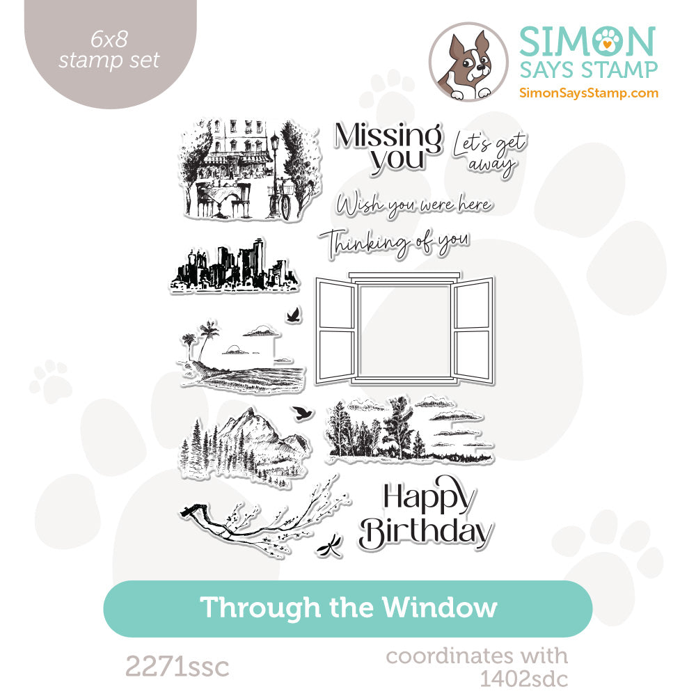 Simon Says Clear Stamps Through The Window 2271ssc