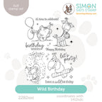 Simon Says Clear Stamps Wild Birthday 2282ssc STAMPtember