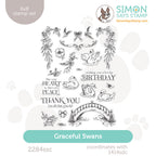 Simon Says Clear Stamps Graceful Swans 2284ssc Sugar and Spice