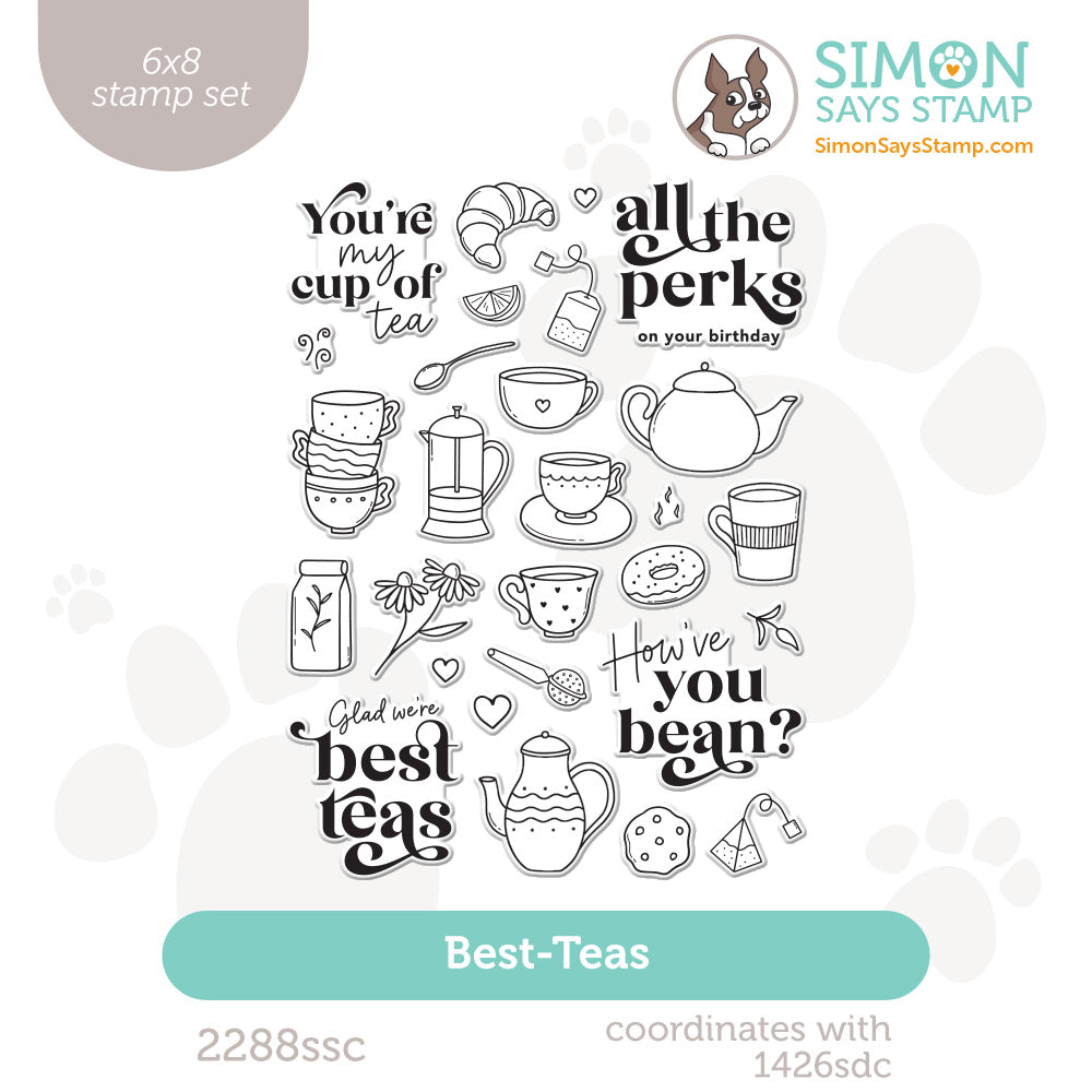 Simon Says Clear Stamps Best-Teas 2288ssc